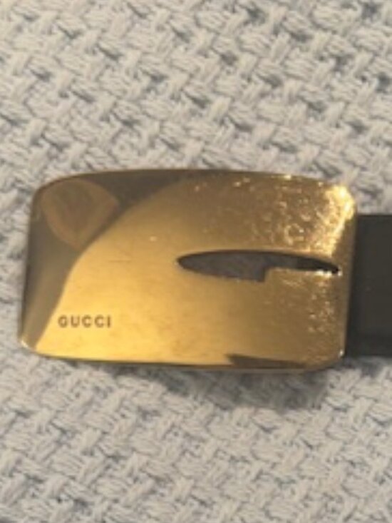 Black Gucci Belt - Picture 3 of 6